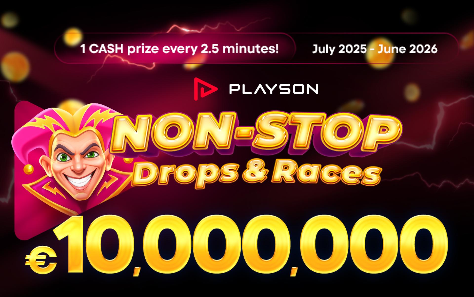 Playson : Non-Stop Drops & Races